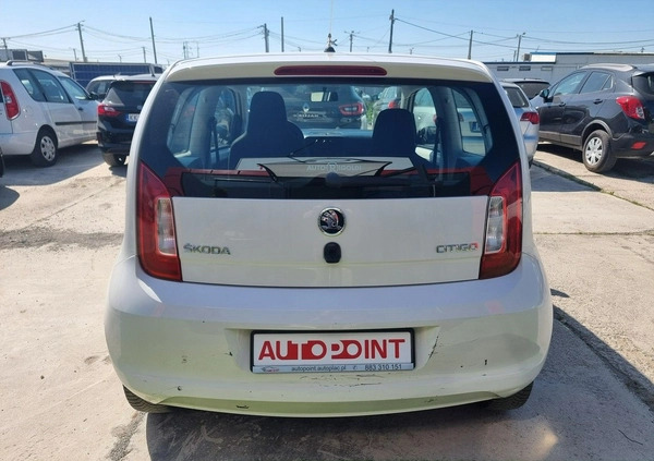 Skoda Citigo cena 9900 przebieg: 255264, rok produkcji 2016 z Kraków małe 92